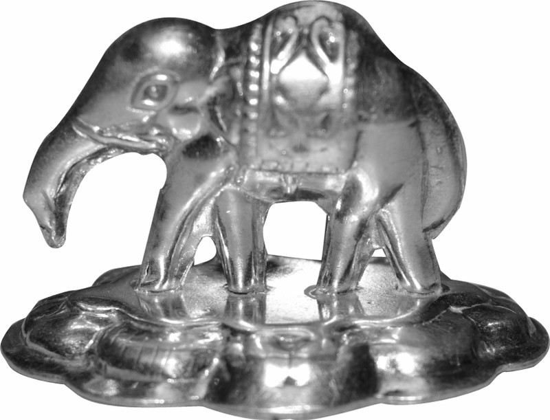 Kataria Jewellers Elephant for Religious Pooja in 92.5 BIS Hallmarked SILVER IDOL