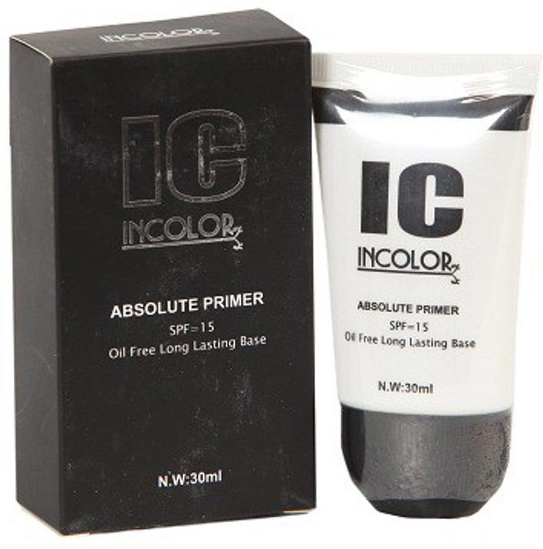 Incolor Absolute Spf 15 Oil Free Long Lasting Base Primer - 30 g(Black)