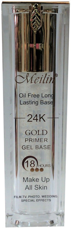 Meilin 24 K Primer Gel Base with Gold Pearls Primer - 30 ml(Transparent01)
