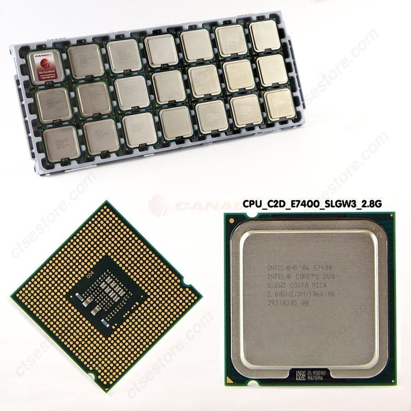 Intel 2.8 GHz LGA 775 e-7400 Processor(Silver)