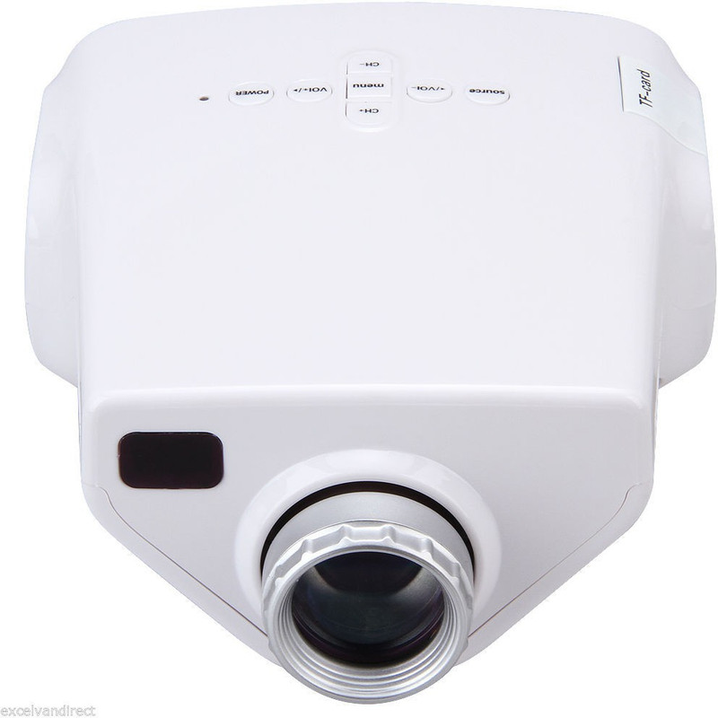 VibeX 50 lm LED Corded Portable Projector(White)