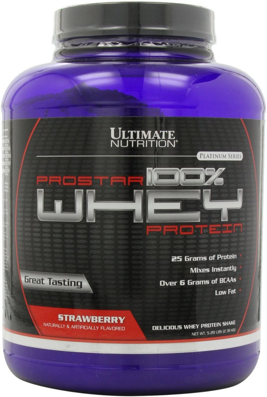 Ultimate Nutrition Prostar 100% Whey Protein(2.39 kg, Strawberry) RS.3990 (35.00% Off) - Flipkart