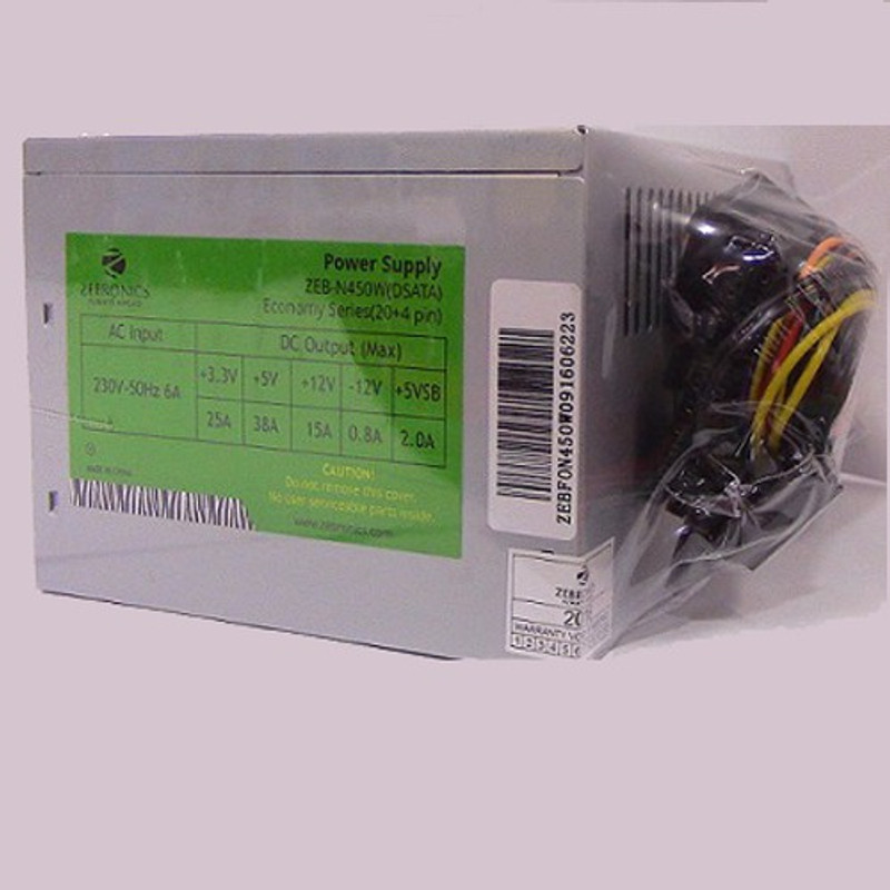 Zebronics ZEB 450 Watts PSU(Silver)