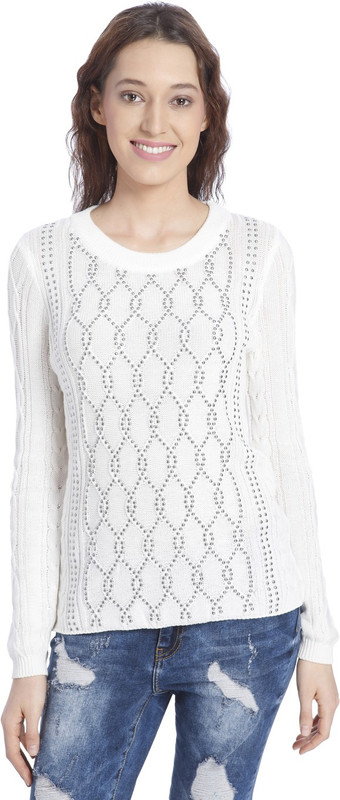 Vero Moda Round Neck Embellished Women Pullover