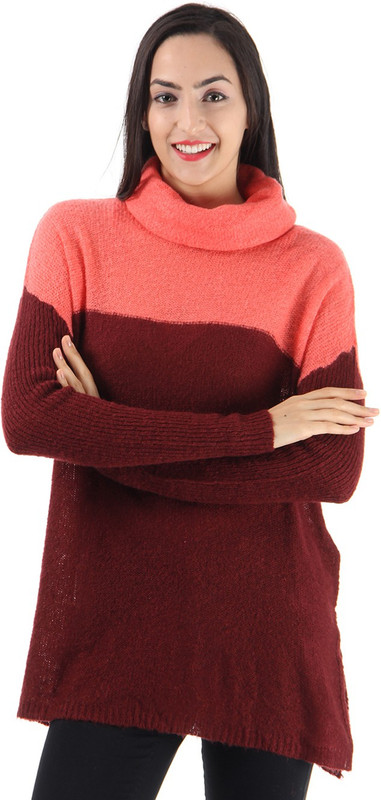 Only Turtle Neck Solid Women Pullover