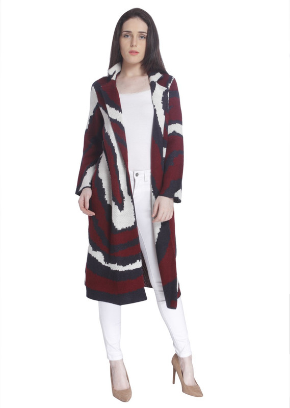 Vero Moda V-neck Self Design Women Pullover