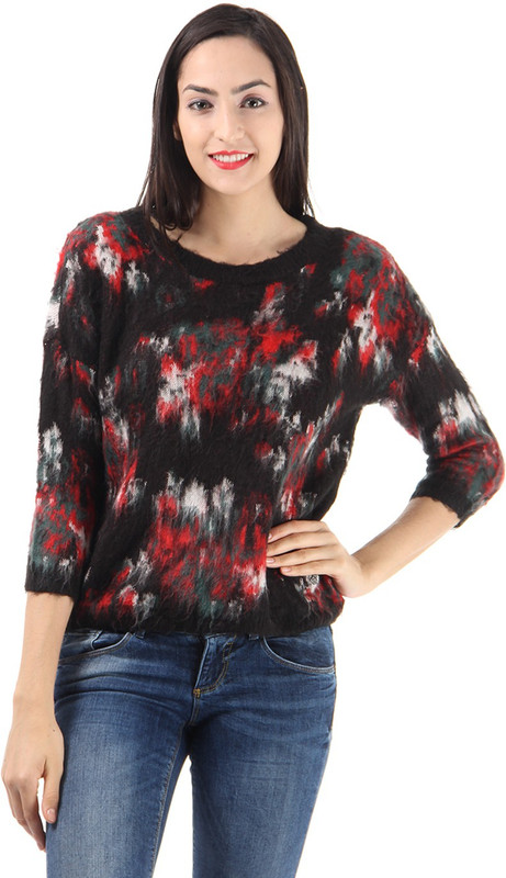 Only Round Neck Woven Women Pullover