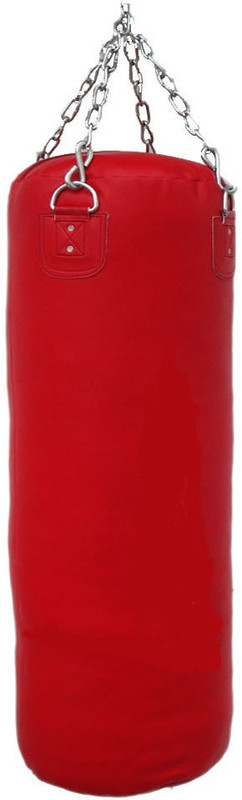 FACTO POWER 4.5 Feet Length RED olor With Chain Unfilled SRF - STANDARD Hanging Bag(HEAVY, 2 kg)