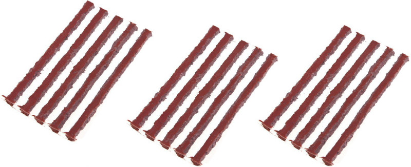 AutoZot 15 Rubber Strips For Tubeless Tyre Puncture Repair Kit
