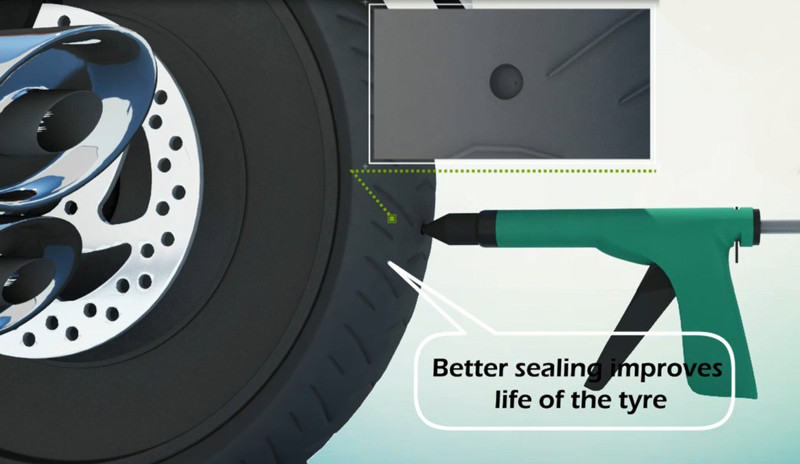 Grand Pitstop GPS-GUNCOMK001 Tubed Tyre Puncture Repair Kit