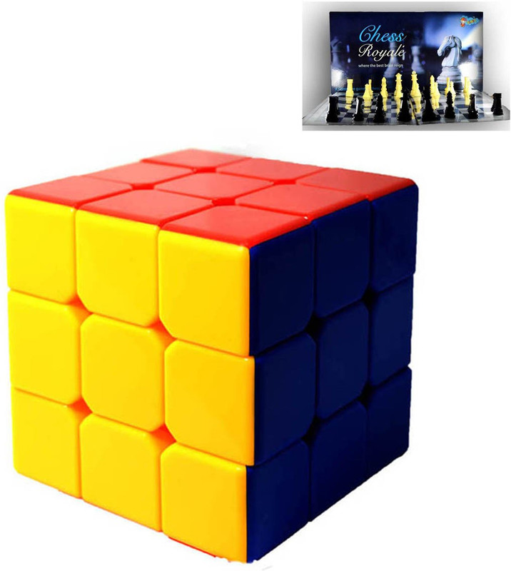Sunny Color Cube With Mini Chess(2 Pieces)