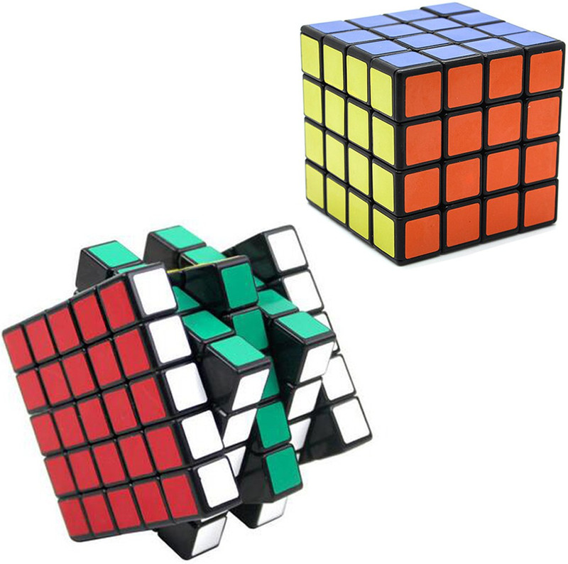 Taxton Shengshou 4x4 and 5x5 Cubes Black base Combo(2 Pieces)