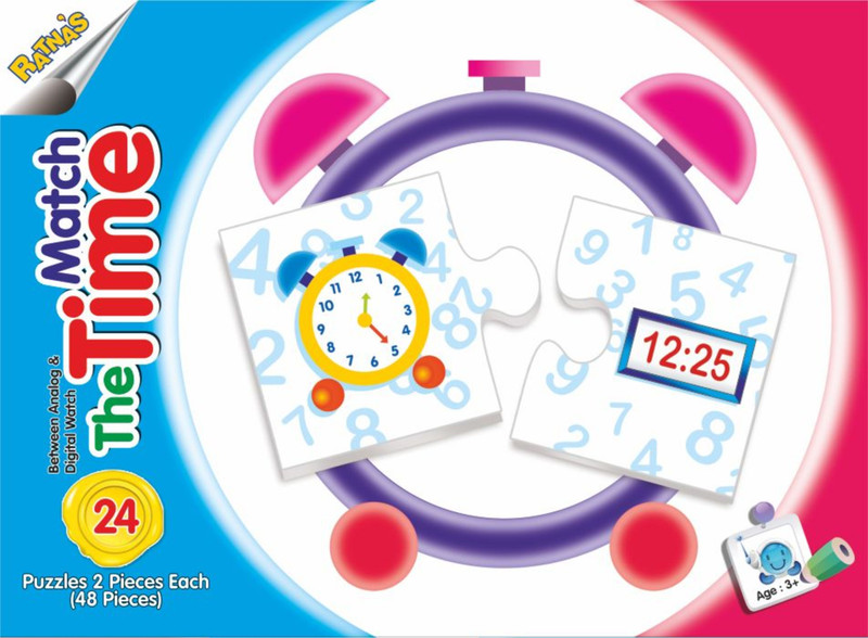 Ratnas Match The Time(48 Pieces)