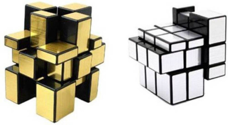 PI World Shengshou Silver And Golden Mirror Cube Combo (2 Pieces)(2 Pieces)