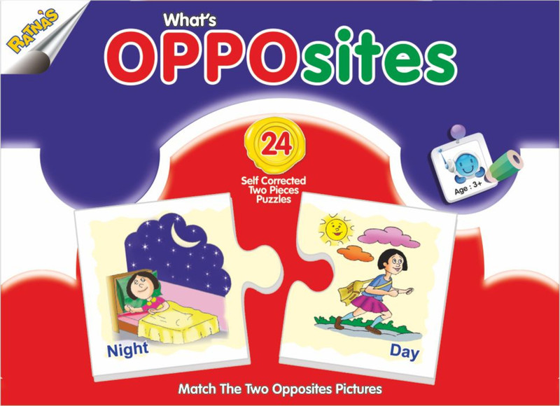 Ratnas What's Opposites(24 Pieces)