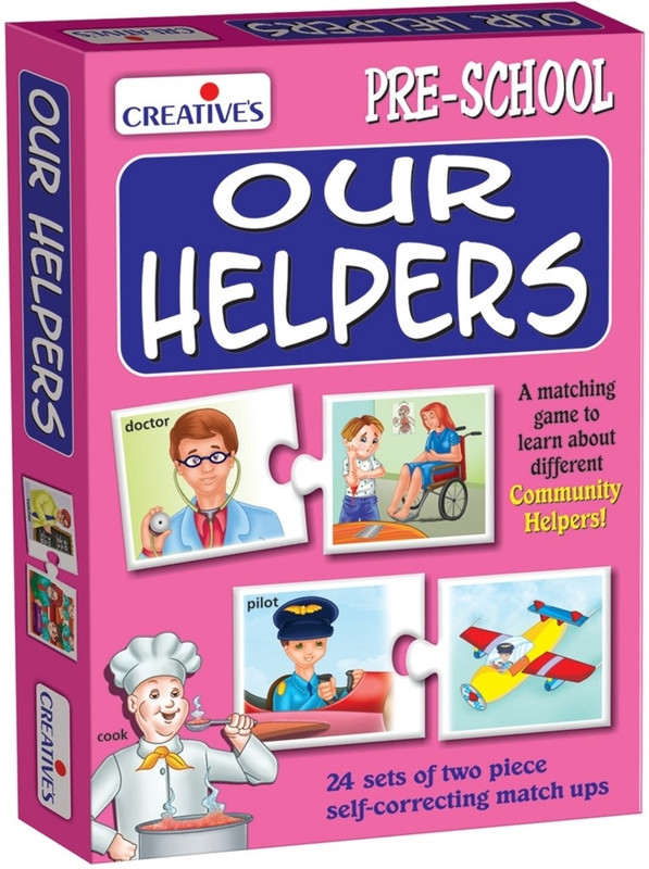 Creative Educational Aids Our Helpers(48 Pieces)