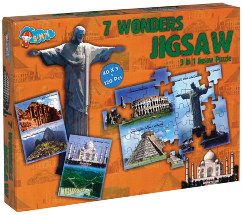 Sunny New Jigsaw 7 Wonders(120 Pieces)