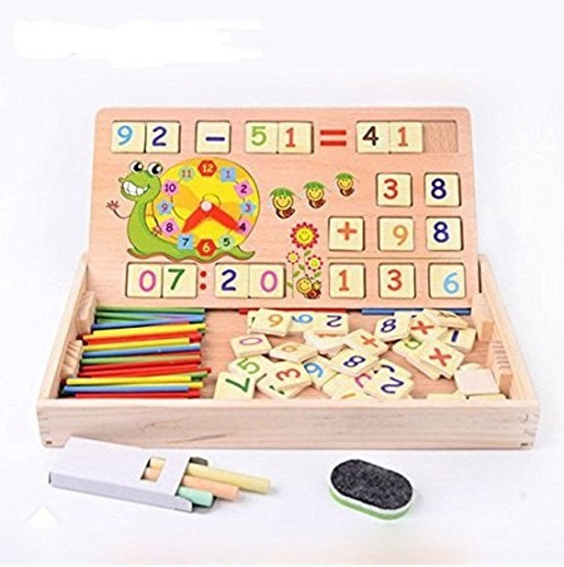 Mayatra's Educational Multi Functional Wooden Digital Computing Learning Box For Kid's(1 Pieces)