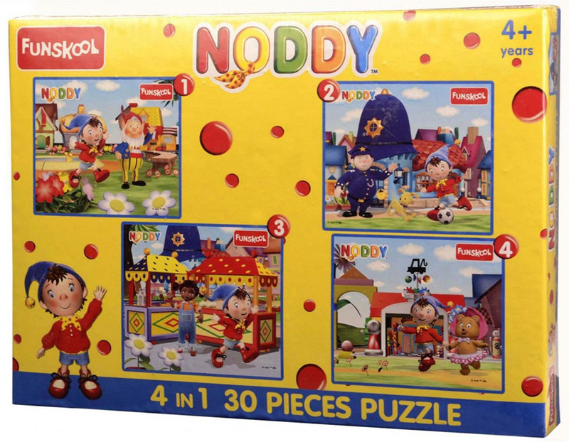 Funskool 4 in 1 Puzzle - Noddy(1 Pieces)