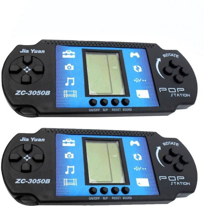 Turban Toys HAND HELD BATTERY OPERATED FUN BRICK GAME SET FOR KIDS (pack of 2)(2 Pieces)