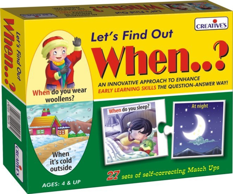 Creative Educational Aids Let's Find Out When... (54 Pieces)(54 Pieces)