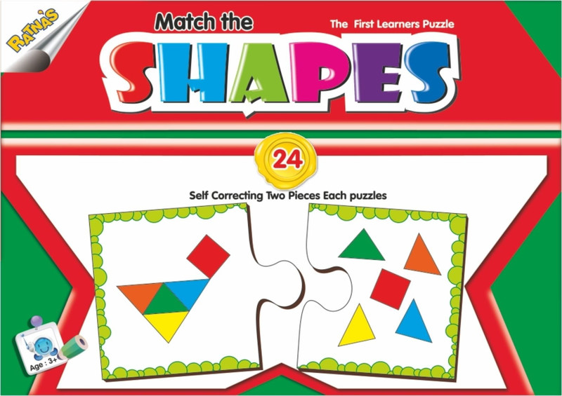 Ratnas Match The Shapes(24 Pieces)