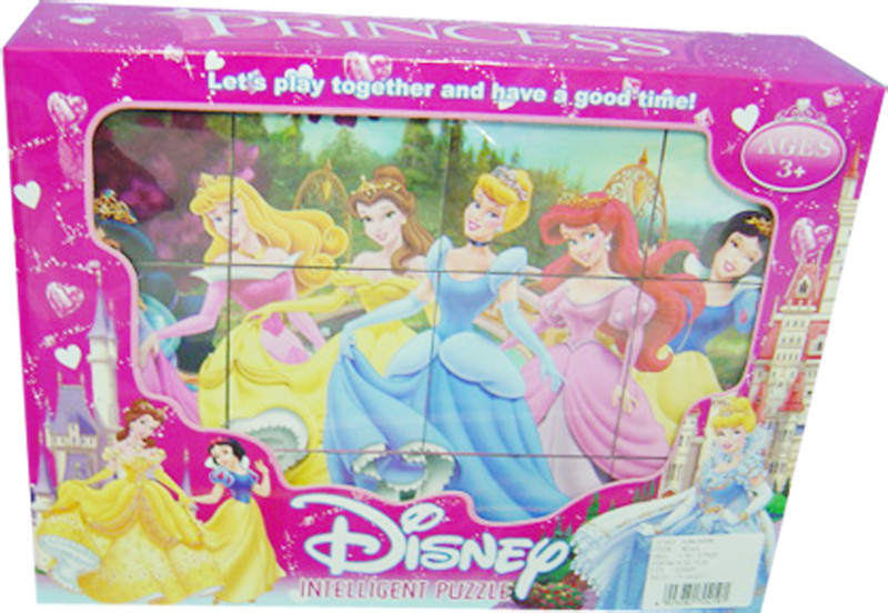 Playwell Princess Cube Puzzle(12 Pieces)