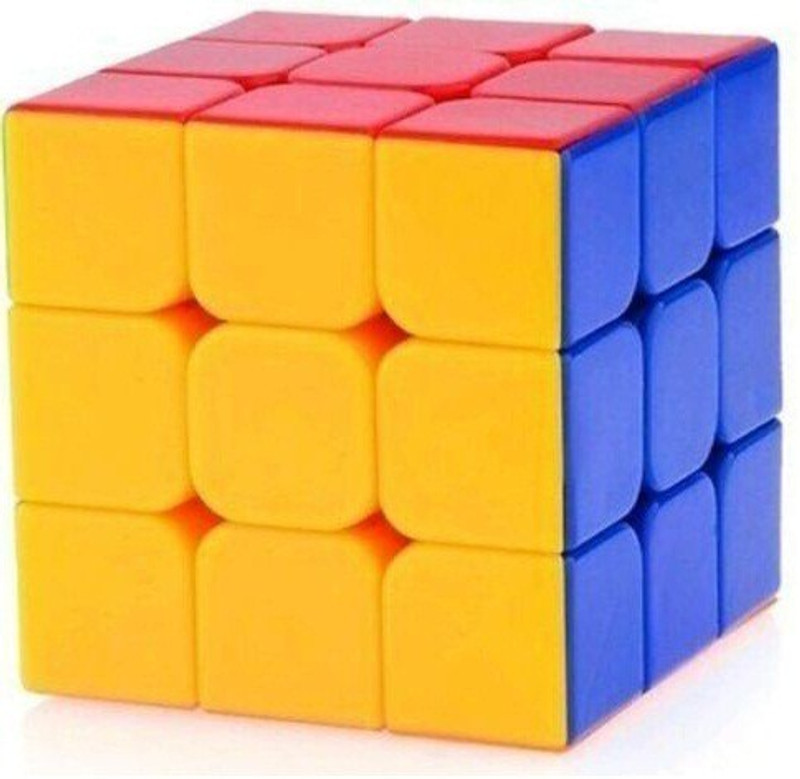 Mayatra's Stickerless Magic Rubik Cube 3x3x3 High Speed(1 Pieces)