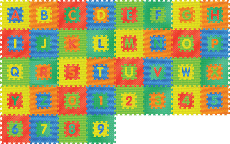 Sunta 8.5 (10mm) - Alphabet & Number 2 in 1 Mats(36 Pieces)