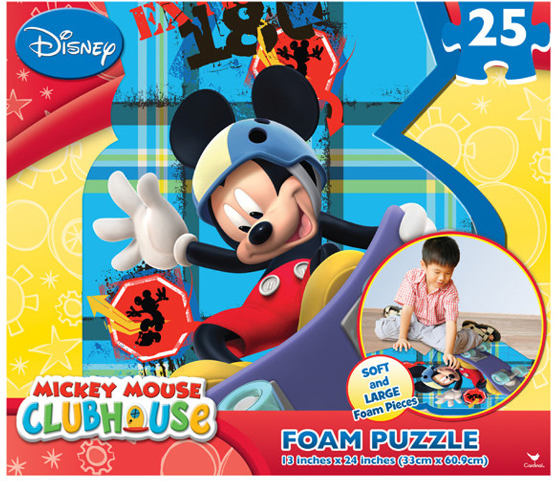 Cardinal Mickey Giant Foam Puzzle(25 Pieces)