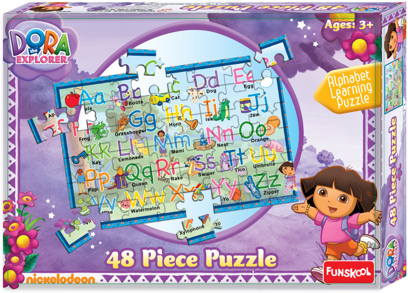 Funskool Alphabet Learning Puzzle(48 Pieces)