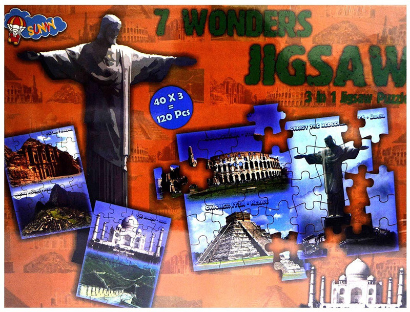 Sunny 7 Wonders Jigsaw(120 Pieces)