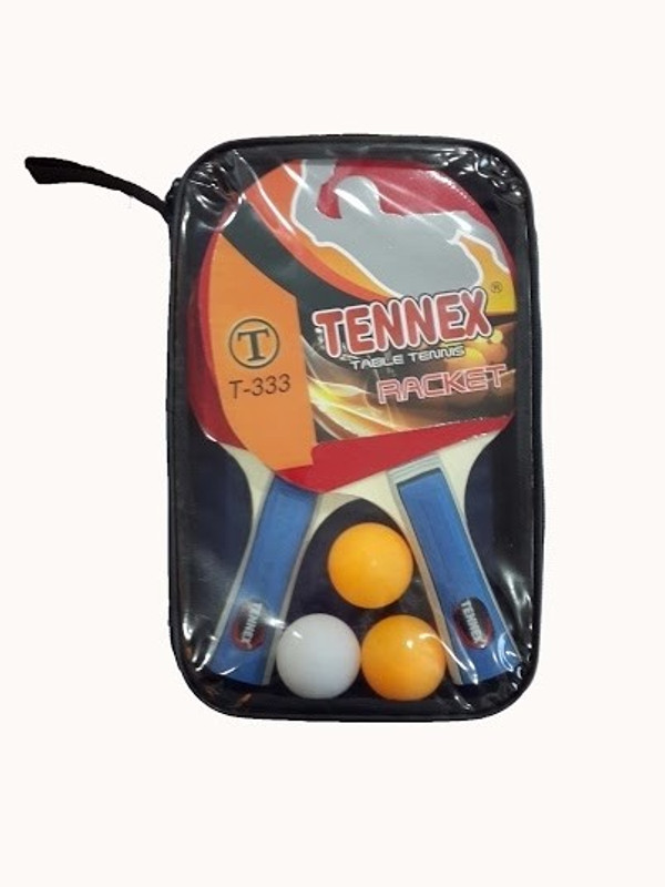 Tennex T-333 Red, Black Table Tennis Blade(Pack of: 5, 350 g)
