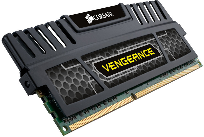 Corsair Vengeance DDR3 8 GB (Quad Channel) PC DRAM (CMZ8GX3M1A1600C10)(Black)