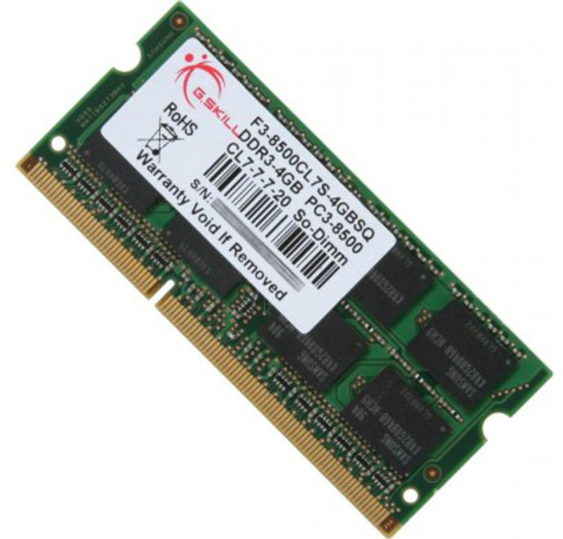 G.Skill SQ For MAC DDR3 2 GB (Dual Channel) Mac DRAM (FA-8500CL7S-2GBSQ)