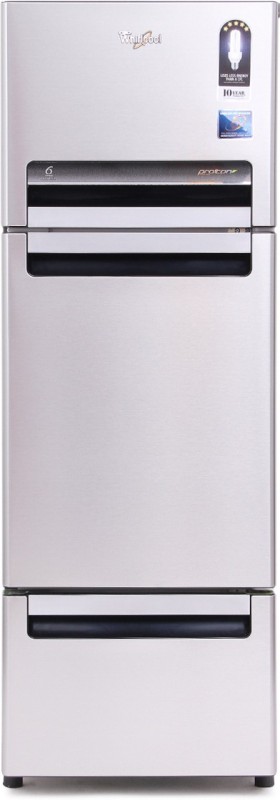 Whirlpool 240 L Frost Free Triple Door Refrigerator(Alpha Steel, FP...