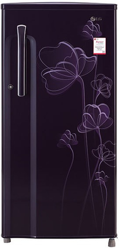 LG 188 L Direct Cool Single Door 1 Star Refrigerator(Purple Heart, GL-B191KPHU) LG 188 L Direct Cool Single Door 1 Star Refrigerator(Purple Heart, GL-B191KPHU)