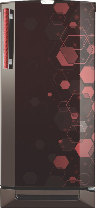 Godrej 210 L Direct Cool Single Door 5 Star Refrigerator with Base Drawer(Crystal Wine, RD EdgePro 210 CT 6.2)