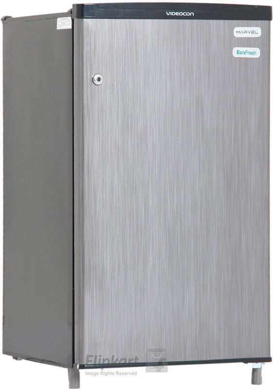 Videocon 80 L Direct Cool Single Door 1 Star Refrigerator(Silver Hairline, VC091PSH-HDW)