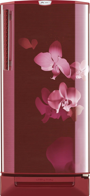 Godrej 210 L Direct Cool Single Door 5 Star Refrigerator with Base Drawer(Orchid Wine, RD EdgePro 210 PDS 5.2)