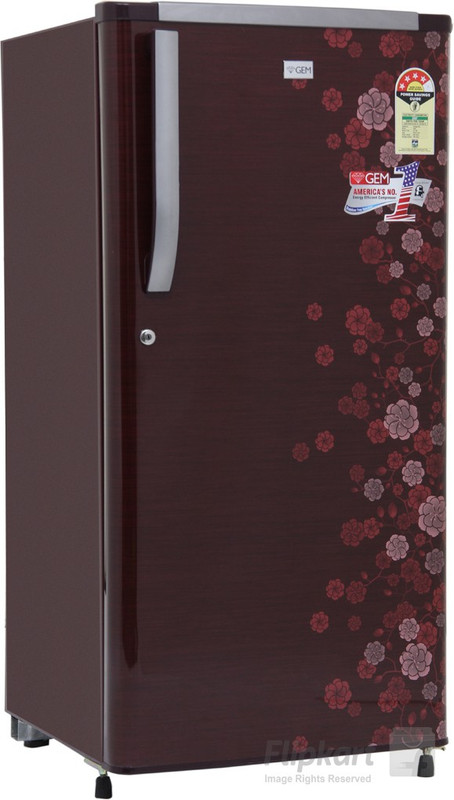 GEM 200 L Direct Cool Single Door 4 Star Refrigerator(PCM Floral (Spicy Red), GRDN-2304 SRTP) GEM 200 L Direct Cool Single Door 4 Star Refrigerator(PCM Floral (Spicy Red), GRDN-2304 SRTP)