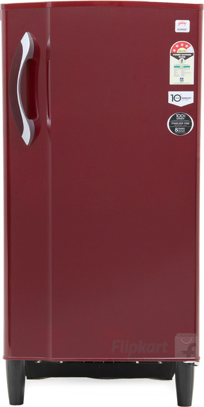 Godrej 185 L Direct Cool Single Door 2 Star Refrigerator(Wine Red, RD EDGE 185 E2H 4.2)