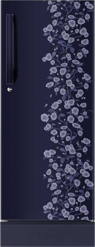 Haier 195 L Direct Cool Single Door 5 Star Refrigerator with Base Drawer(Blue Floral, HRD-2157PBD-R) Haier 195 L Direct Cool Single Door 5 Star Refrigerator with Base Drawer(Blue Floral, HRD-2157PBD-R)