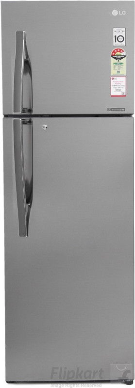 LG 360 L Frost Free Double Door 4 Star Refrigerator(Shiny Steel, GL-U402JPZX) LG 360 L Frost Free Double Door 4 Star Refrigerator(Shiny Steel, GL-U402JPZX)
