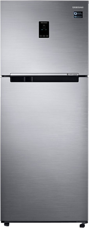 Samsung 394 L Frost Free Double Door 3 Star Refrigerator(Refined Inox, RT39K5538S9)