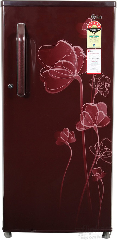 LG 190 L Direct Cool Single Door 3 Star Refrigerator(Scarlet Heart, GL-B205XSHZ) LG 190 L Direct Cool Single Door 3 Star Refrigerator(Scarlet Heart, GL-B205XSHZ)