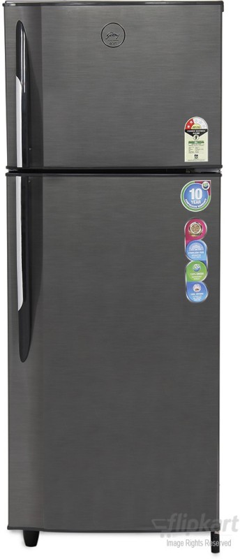 Godrej 260 L Frost Free Double Door 2 Star Refrigerator(Silver Strokes, RT EON 260 P 2.3)