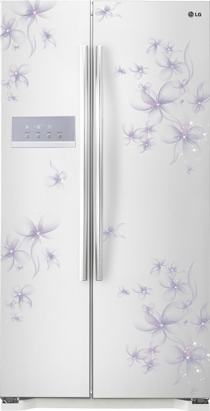 LG 581 L Frost Free Side by Side 3 Star Refrigerator(Bouquet White, GCB 207 GPQV) LG 581 L Frost Free Side by Side 3 Star Refrigerator(Bouquet White, GCB 207 GPQV)