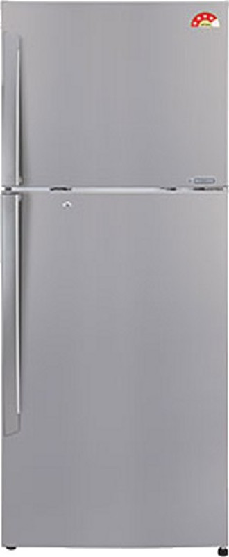 LG 335 L Frost Free Double Door 4 Star Refrigerator(Shiny Steel, GL-U372JPZL)