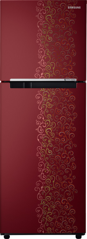 Samsung 253 L Frost Free Double Door 2 Star Refrigerator(Royal Tendril Red, RT28K3022RJ) Samsung 253 L Frost Free Double Door 2 Star Refrigerator(Royal Tendril Red, RT28K3022RJ)